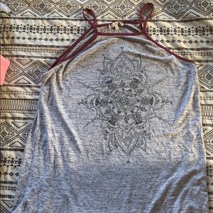 Charlotte Russe Mandala rhinestone tank top
